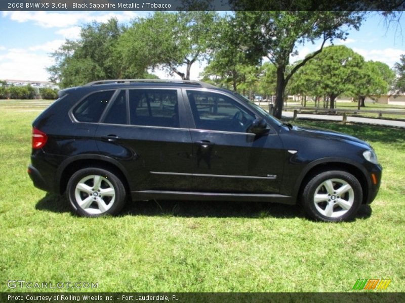 Black Sapphire Metallic / Tobacco 2008 BMW X5 3.0si