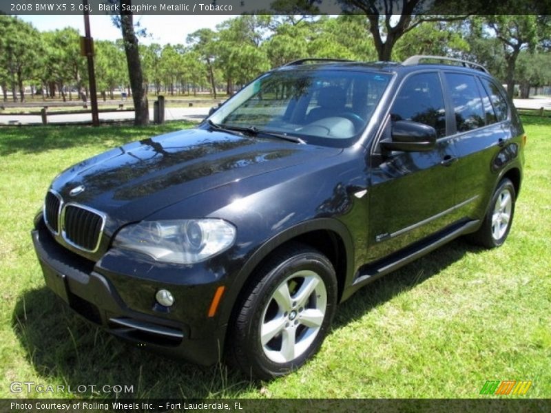 Black Sapphire Metallic / Tobacco 2008 BMW X5 3.0si