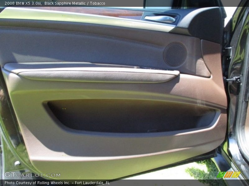 Black Sapphire Metallic / Tobacco 2008 BMW X5 3.0si