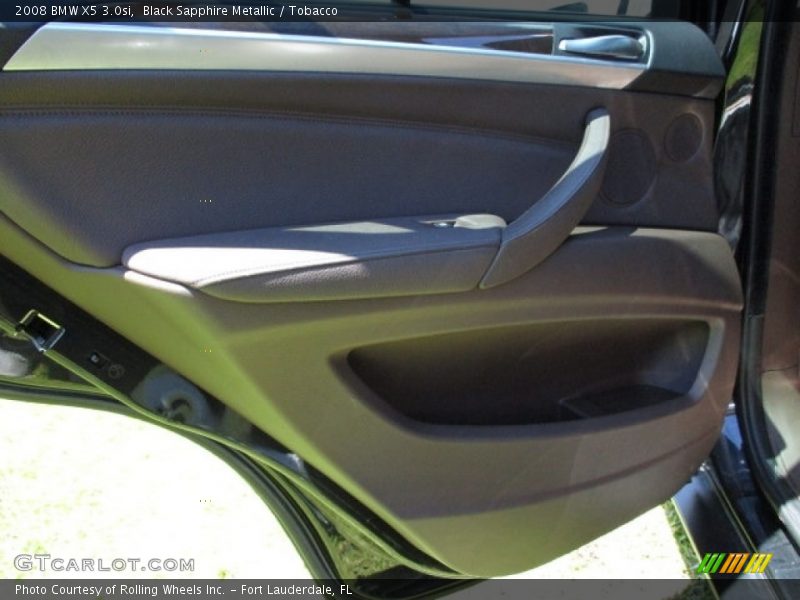Black Sapphire Metallic / Tobacco 2008 BMW X5 3.0si
