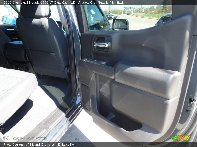Shadow Gray Metallic / Jet Black 2019 Chevrolet Silverado 1500 LT Crew Cab 4WD