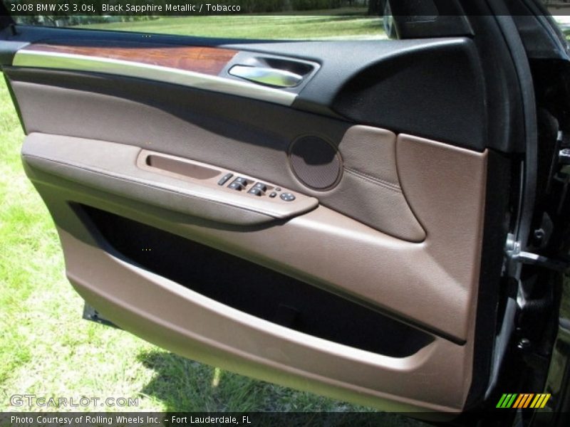 Black Sapphire Metallic / Tobacco 2008 BMW X5 3.0si