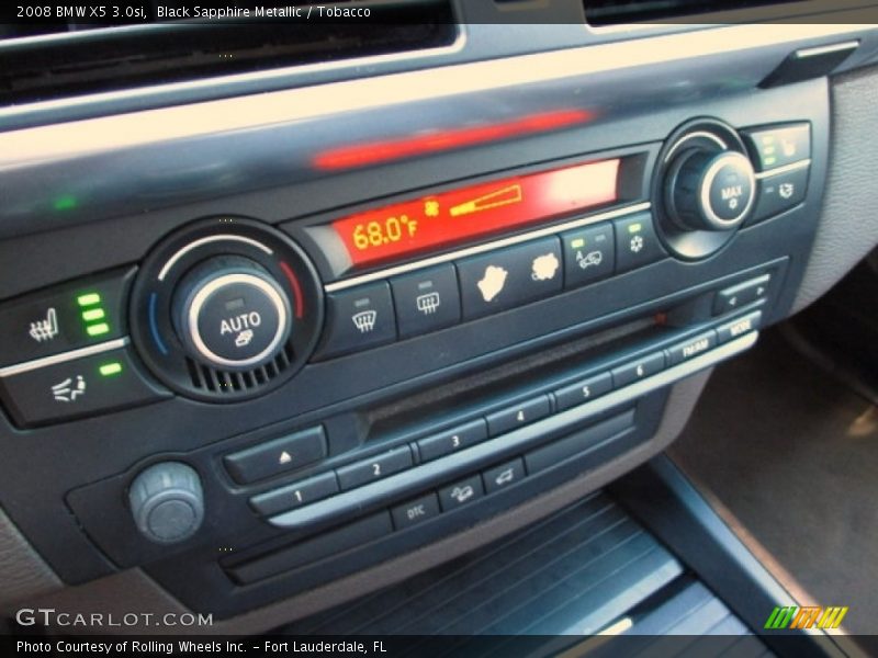 Black Sapphire Metallic / Tobacco 2008 BMW X5 3.0si