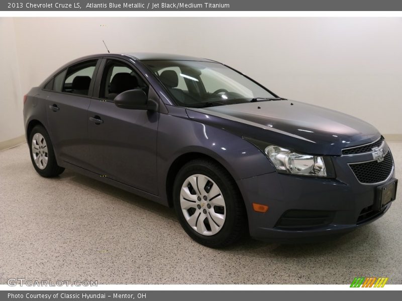 Atlantis Blue Metallic / Jet Black/Medium Titanium 2013 Chevrolet Cruze LS
