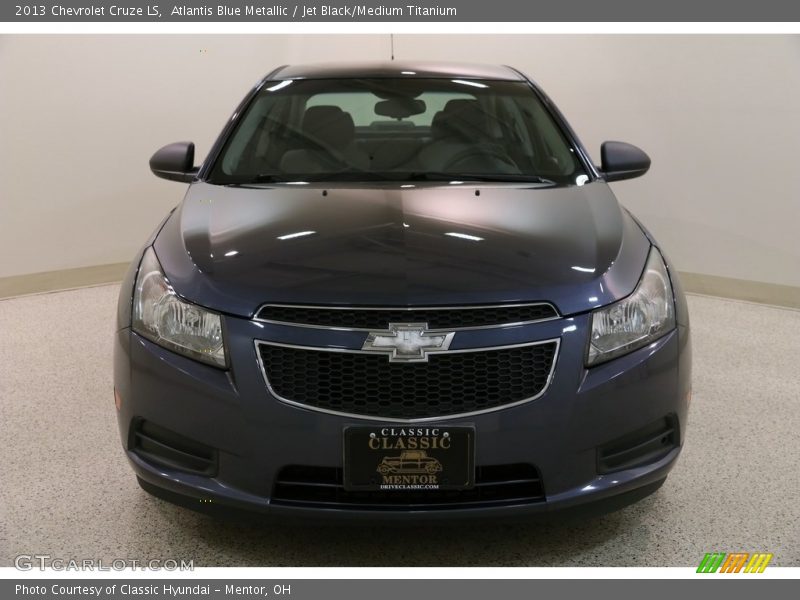 Atlantis Blue Metallic / Jet Black/Medium Titanium 2013 Chevrolet Cruze LS