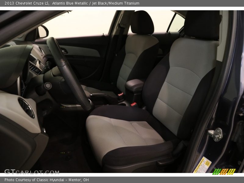 Atlantis Blue Metallic / Jet Black/Medium Titanium 2013 Chevrolet Cruze LS