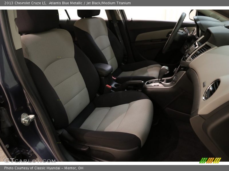Atlantis Blue Metallic / Jet Black/Medium Titanium 2013 Chevrolet Cruze LS