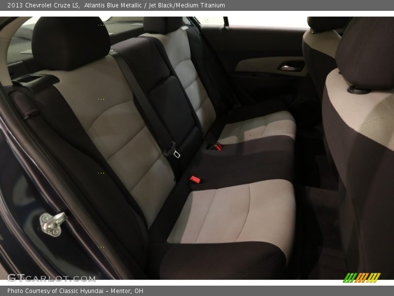 Atlantis Blue Metallic / Jet Black/Medium Titanium 2013 Chevrolet Cruze LS