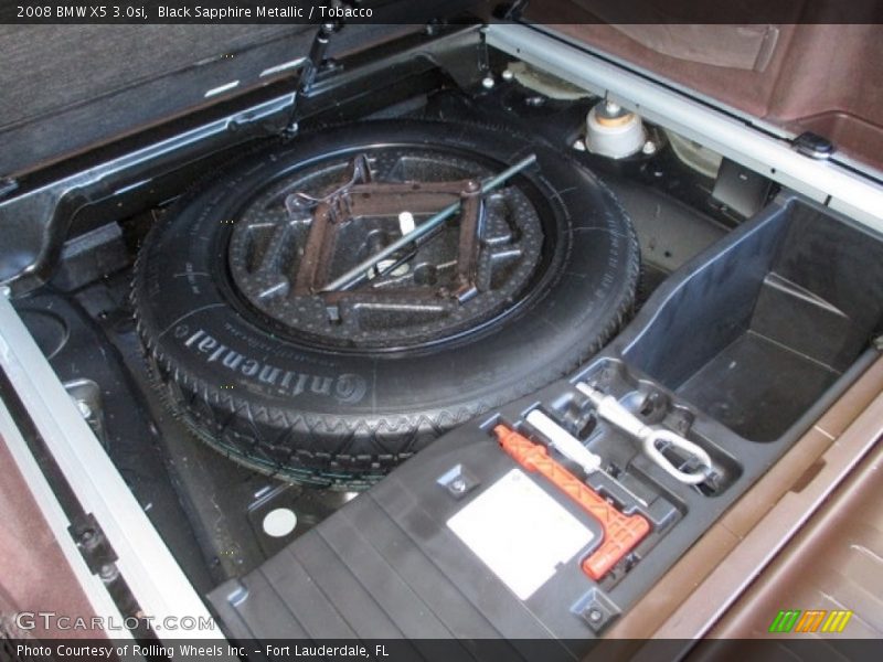 Black Sapphire Metallic / Tobacco 2008 BMW X5 3.0si