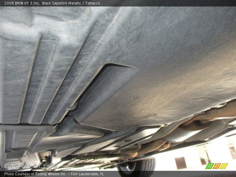 Black Sapphire Metallic / Tobacco 2008 BMW X5 3.0si