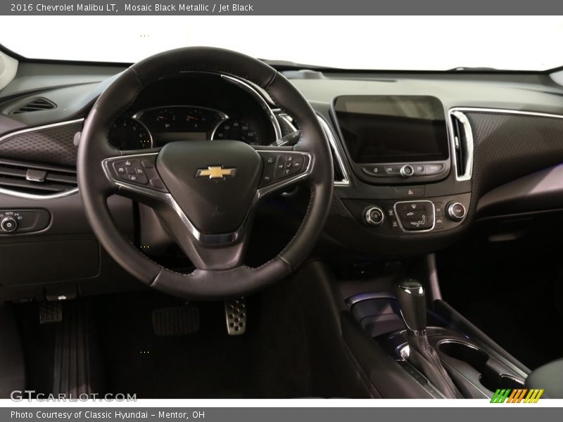 Mosaic Black Metallic / Jet Black 2016 Chevrolet Malibu LT