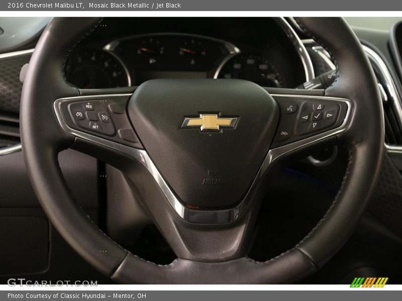 Mosaic Black Metallic / Jet Black 2016 Chevrolet Malibu LT