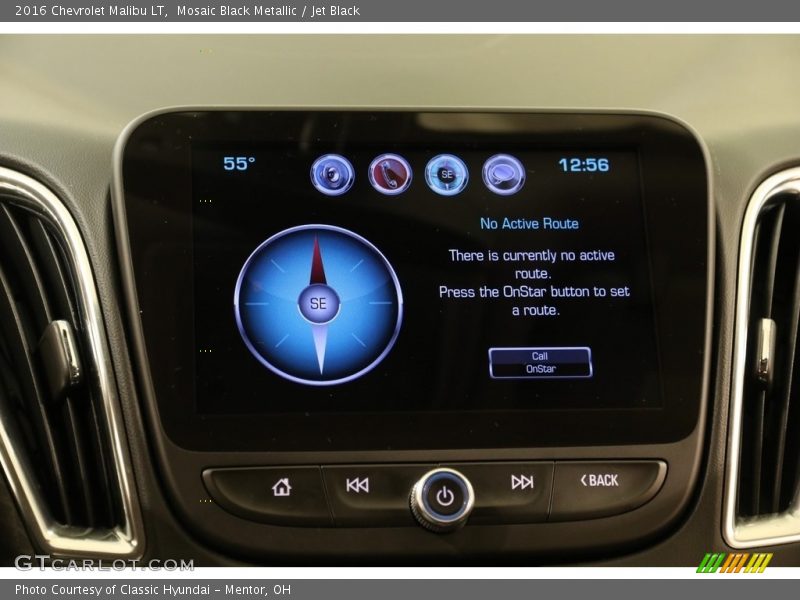 Mosaic Black Metallic / Jet Black 2016 Chevrolet Malibu LT