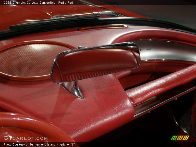 Red / Red 1958 Chevrolet Corvette Convertible