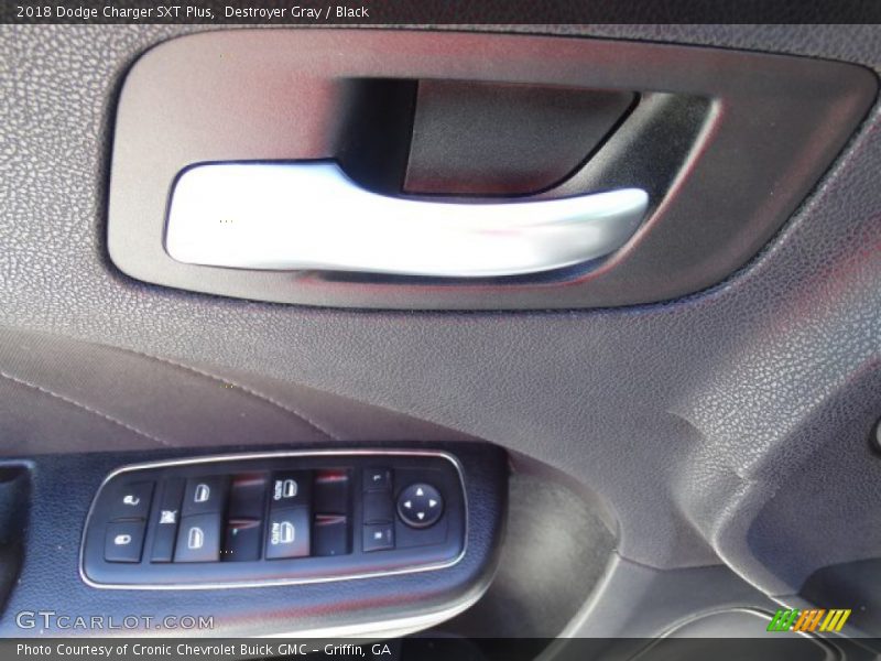Destroyer Gray / Black 2018 Dodge Charger SXT Plus