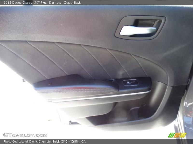 Destroyer Gray / Black 2018 Dodge Charger SXT Plus