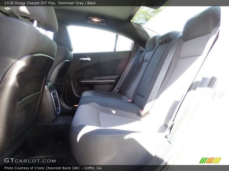 Destroyer Gray / Black 2018 Dodge Charger SXT Plus