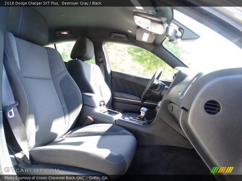 Destroyer Gray / Black 2018 Dodge Charger SXT Plus