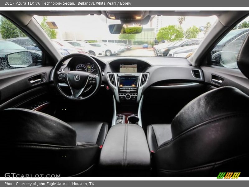 Bellanova White Pearl / Ebony 2017 Acura TLX V6 Technology Sedan