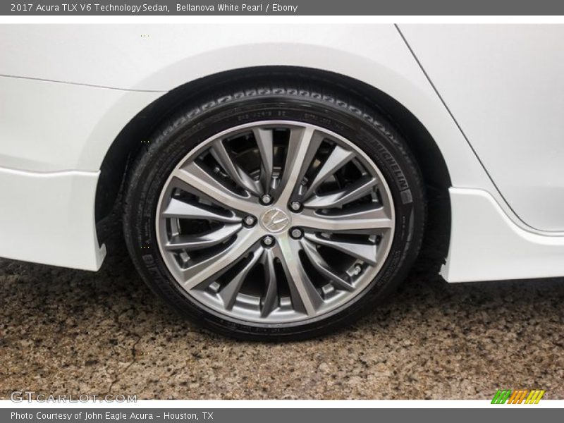 Bellanova White Pearl / Ebony 2017 Acura TLX V6 Technology Sedan