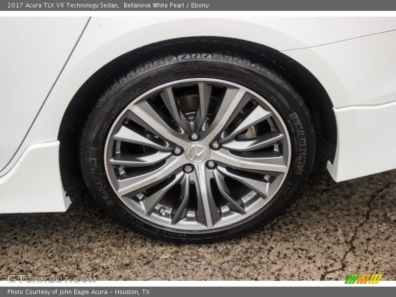 Bellanova White Pearl / Ebony 2017 Acura TLX V6 Technology Sedan