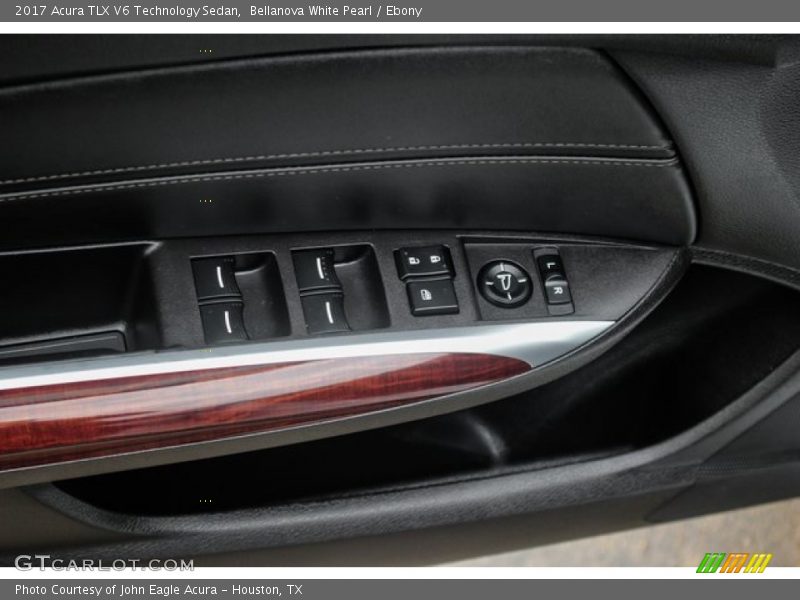 Bellanova White Pearl / Ebony 2017 Acura TLX V6 Technology Sedan