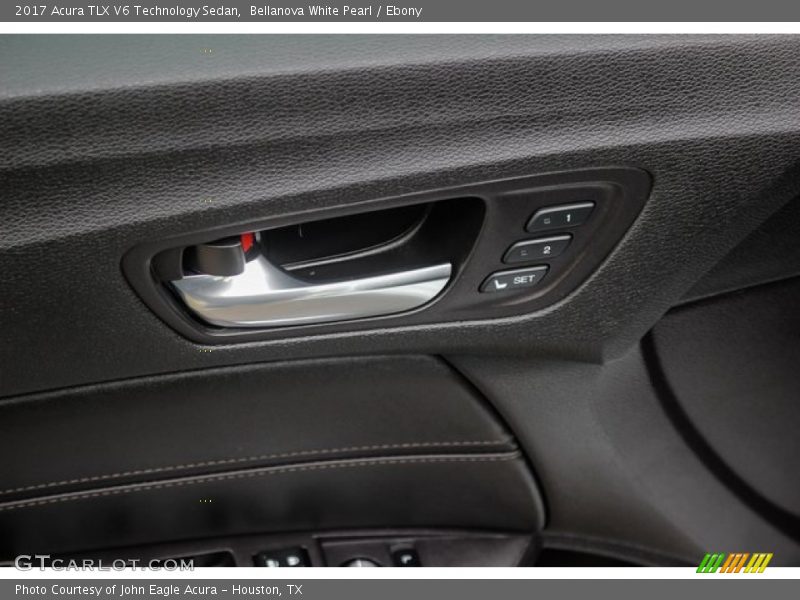 Bellanova White Pearl / Ebony 2017 Acura TLX V6 Technology Sedan