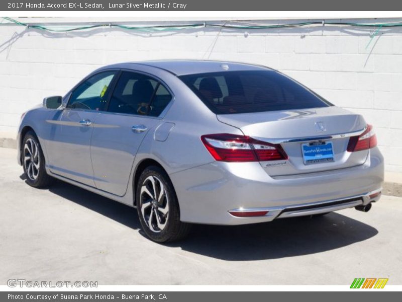 Lunar Silver Metallic / Gray 2017 Honda Accord EX-L Sedan