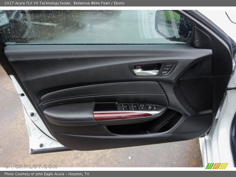 Bellanova White Pearl / Ebony 2017 Acura TLX V6 Technology Sedan