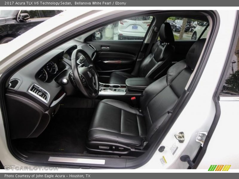 Bellanova White Pearl / Ebony 2017 Acura TLX V6 Technology Sedan