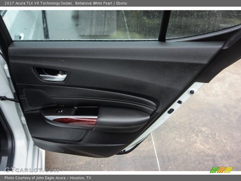 Bellanova White Pearl / Ebony 2017 Acura TLX V6 Technology Sedan