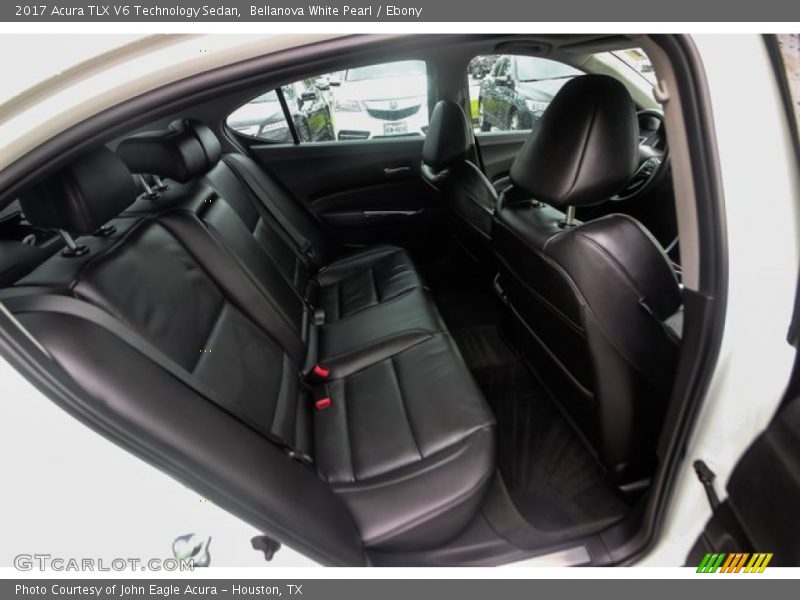 Bellanova White Pearl / Ebony 2017 Acura TLX V6 Technology Sedan