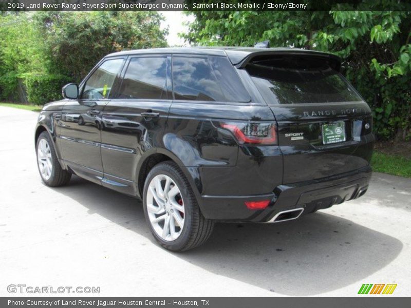 Santorini Black Metallic / Ebony/Ebony 2019 Land Rover Range Rover Sport Supercharged Dynamic