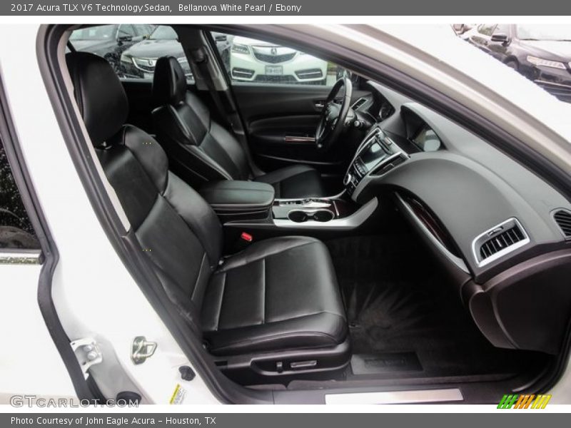 Bellanova White Pearl / Ebony 2017 Acura TLX V6 Technology Sedan
