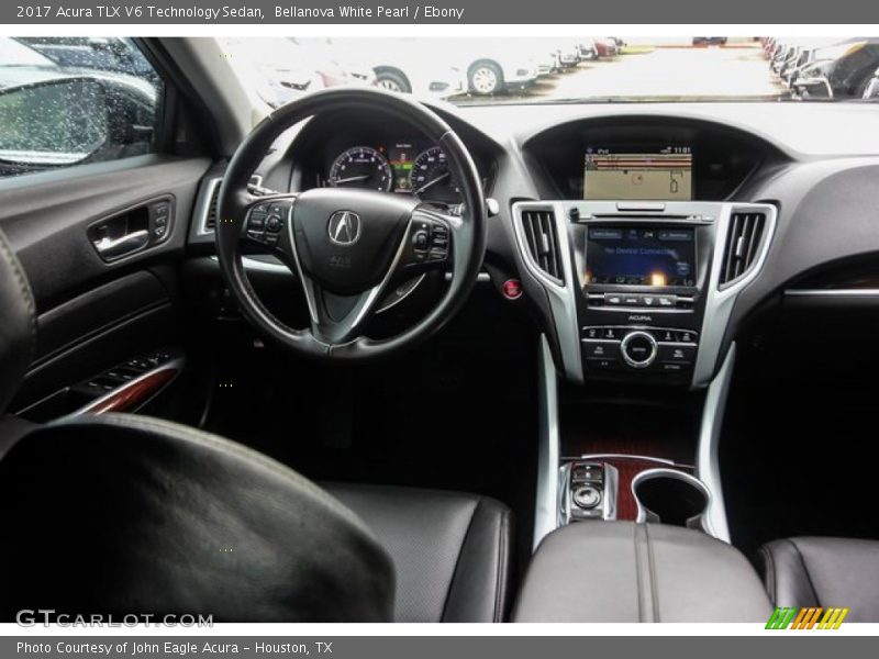 Bellanova White Pearl / Ebony 2017 Acura TLX V6 Technology Sedan