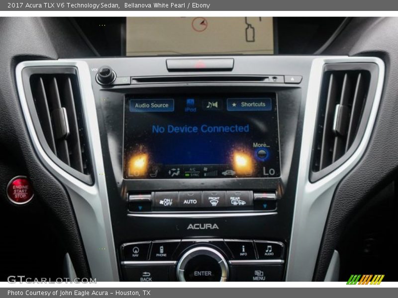 Bellanova White Pearl / Ebony 2017 Acura TLX V6 Technology Sedan