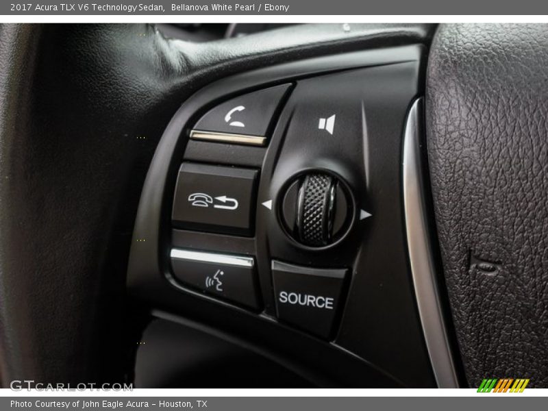 Bellanova White Pearl / Ebony 2017 Acura TLX V6 Technology Sedan