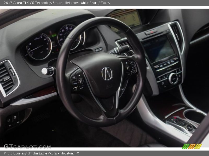 Bellanova White Pearl / Ebony 2017 Acura TLX V6 Technology Sedan