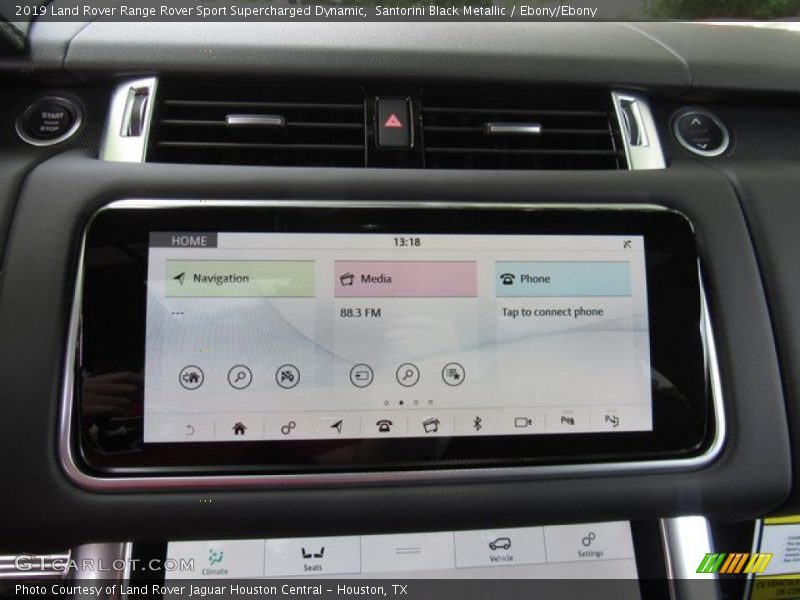 Santorini Black Metallic / Ebony/Ebony 2019 Land Rover Range Rover Sport Supercharged Dynamic