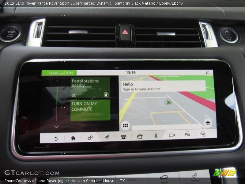 Santorini Black Metallic / Ebony/Ebony 2019 Land Rover Range Rover Sport Supercharged Dynamic