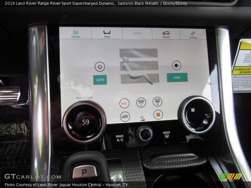 Santorini Black Metallic / Ebony/Ebony 2019 Land Rover Range Rover Sport Supercharged Dynamic