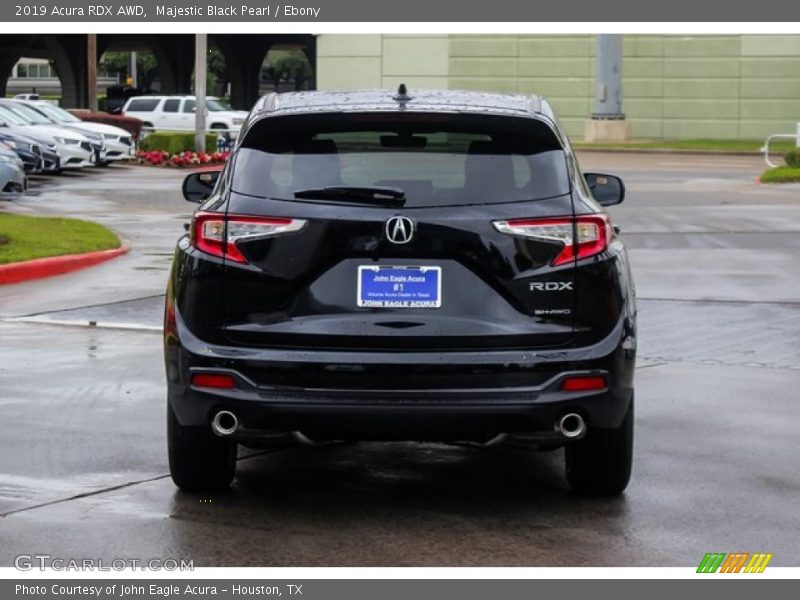 Majestic Black Pearl / Ebony 2019 Acura RDX AWD