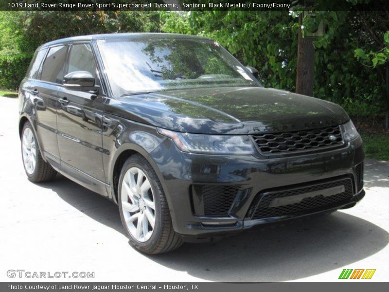 Santorini Black Metallic / Ebony/Ebony 2019 Land Rover Range Rover Sport Supercharged Dynamic