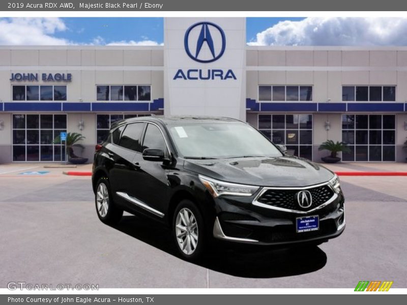 Majestic Black Pearl / Ebony 2019 Acura RDX AWD