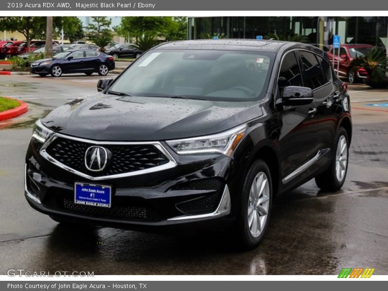Majestic Black Pearl / Ebony 2019 Acura RDX AWD