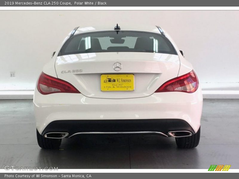 Polar White / Black 2019 Mercedes-Benz CLA 250 Coupe