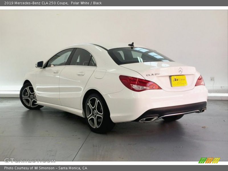 Polar White / Black 2019 Mercedes-Benz CLA 250 Coupe