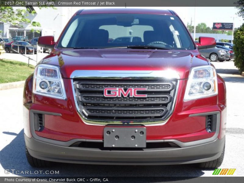 Crimson Red Tintcoat / Jet Black 2017 GMC Terrain SLE AWD