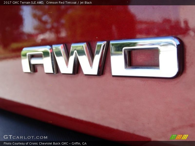 Crimson Red Tintcoat / Jet Black 2017 GMC Terrain SLE AWD