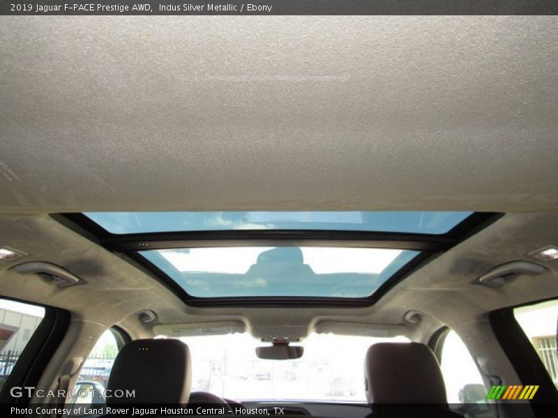 Indus Silver Metallic / Ebony 2019 Jaguar F-PACE Prestige AWD